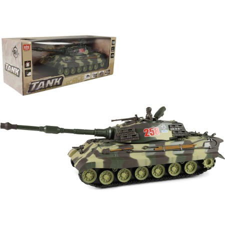 Tank plastový 38cm na setrvačník na baterie Světlo Zvuk