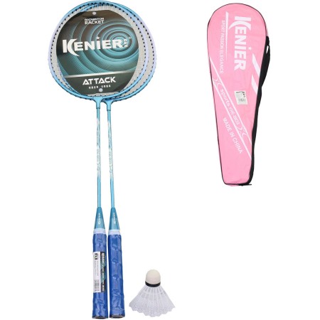 Badminton set 2 pálky + míček v pouzdře 2 barvy