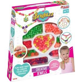 BINO Navlékací korálky s přívěsky kreativní sada výroba dětské bižuterie