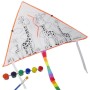Drak létající nylonový k vybarvení žirafy 93x46cm set s barvičkami a štětcem