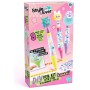 Style4Ever DIY Stylové pero s ozdobami set 2 pera + zvýrazňovač 2 druhy