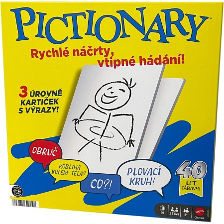 MATTEL Hra Pictionary desková CZ *SPOLEČENSKÉ HRY*