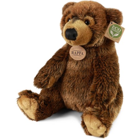 PLYŠ Medvěd hnědý 24cm sedící Eco-Friendly *PLYŠOVÉ HRAČKY*
