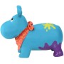 B-TOYS Baby hopsadlo nafukovací hroch Hanky Pants skákadlo set s pumpičkou