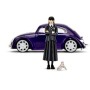 JADA Auto VW Beetle 1972 volný chod set s figurkou Wednesday kov