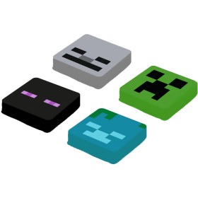 PIXIE CREW & MINECRAFT Náhradní multipixely I. set 4ks silikon