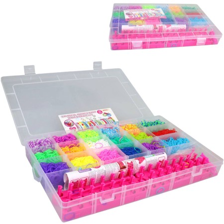 UDĚLEJ SI NÁRAMEK Gumičky barevné LOOM BANDS velká sada v boxu