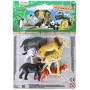 Zvířata divoká Safari 6cm plastové figurky zvířátka set 6ks blistr