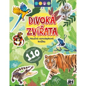 JIRI MODELS Naučná samolepková knížka Divoká zvířata