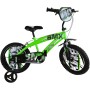 ACRA Kolo DINO BIKES BMX 12" chlapecké zelené balanční kolečka CSK5125