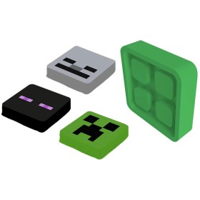 PIXIE CREW & MINECRAFT Odznáček reflexní + 3 multipixely silikon