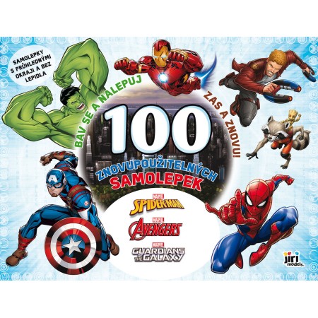 JIRI MODELS Album samolepky Marvel Bav se a nalepuj zas a znovu!