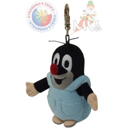 MORAVSKÁ ÚSTŘEDNA Krtek (krteček) s karabinou 10 cm * PLYŠOVÉ HRAČKY *