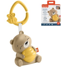 FISHER PRICE Baby medvídek zklidňující na baterie Světlo Zvuk pro miminko