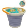 Kyblíček skládací plážový plastový kbelík na písek multifunkční
