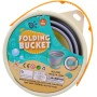 Kyblíček skládací plážový plastový kbelík na písek multifunkční