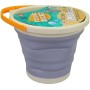 Kyblíček skládací plážový plastový kbelík na písek multifunkční