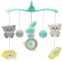 Kolotoč baby nad postýlku s projektorem 2v1 na baterie Světlo Zvuk pro miminko
