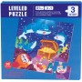 BINO PUZZLE Magnetické 3v1 moře skládačka 61 dílků