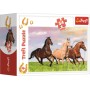 TREFL PUZZLE Koně foto mini 20x13cm skládačka 54 dílků 4 druhy