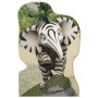 DINO Puzzle 4x54 dílků Zafari: Zoomba a kamarádi 13x19cm skládačka 4v1