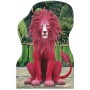 DINO Puzzle 4x54 dílků Zafari: Zoomba a kamarádi 13x19cm skládačka 4v1