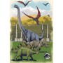 DINO Puzzle Jurský svět (Jurassic World) 18x26cm skládačka 48 dílků