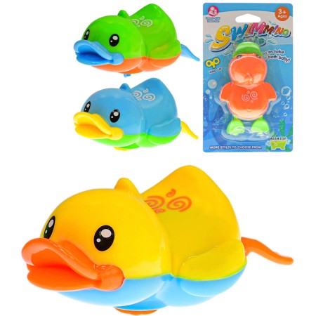 Kačenka baby plavající na natažení do vody do vany 4 barvy