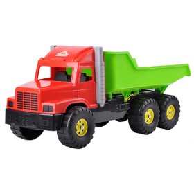Auto nákladní 77cm červeno-zelené sklápěčka (Tatra) na písek plast