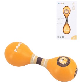 VIGA DŘEVO PolarB Rumbakoule baby dvojitá lev *DŘEVĚNÉ HRAČKY*