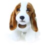 PLYŠ Pes basset sedící 32cm Eco-Friendly *PLYŠOVÉ HRAČKY*