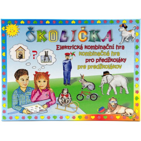 SVOBODA VOLTÍK Hra Školička 1 elektronická vědomostní na baterie Světlo