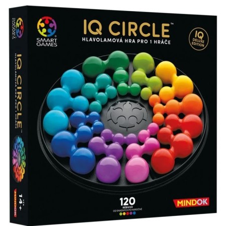 MINDOK Hlavolamová hra SMART GAMES IQ Deluxe-Circle 120 rébusů