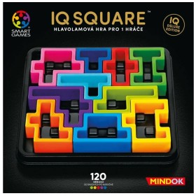 MINDOK Hlavolamová hra SMART GAMES IQ Deluxe-Square 120 rébusů