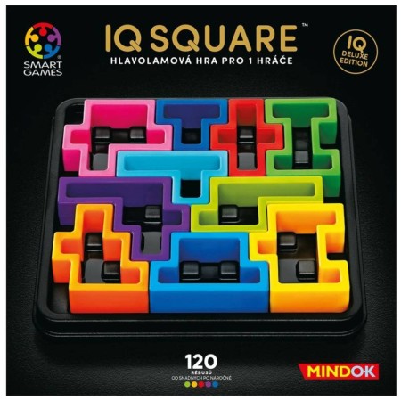 MINDOK Hlavolamová hra SMART GAMES IQ Deluxe-Square 120 rébusů