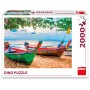 DINO Puzzle Rybářské loďky 97x69cm foto skládačka 2000 dílků