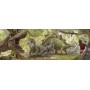 DINO Puzzle panoramatické 150 dílků Jurský Svět 66x23cm skládačka