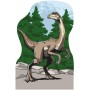 DINO Puzzle Jurský svět 4x54 dílků 13x19cm skládačka