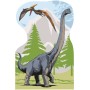 DINO Puzzle Jurský svět 4x54 dílků 13x19cm skládačka