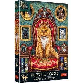 TREFL PUZZLE Magic Collection Šílené kočky 48x68cm skládačka 1000 dílků