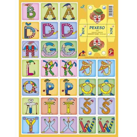 AKIM Hra Pexeso Abeceda *SPOLEČENSKÉ HRY*