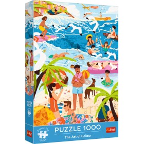 TREFL PUZZLE The Art of Colour V teple prázdnin 48x68cm skládačka 1000 dílků