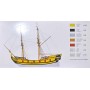 SMĚR Model loď Black Falcon 1:120 (stavebnice lodě)
