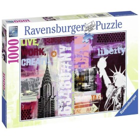 RAVENSBURGER Puzzle New York koláž 1000 dílků 70x50cm skládačka
