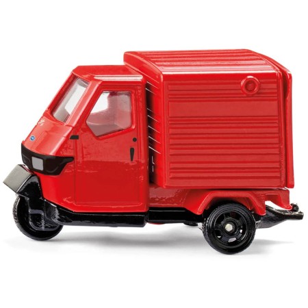 SIKU Blister auto Piaggio Ape 50 tříkolový vůz model kov 1583