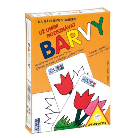 PIATNIK Hra Už umím rozeznávat barvy Karty