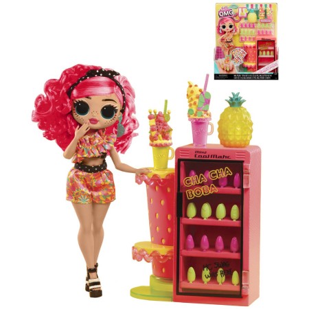 L.O.L. Surprise! OMG Nehtové studio herní set s panenkou Pinky Pops