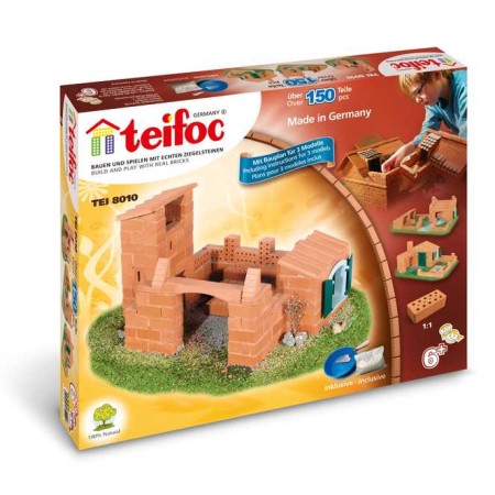 TEIFOC Domek Roberto 8010 *Stavebnice cihly s maltou*
