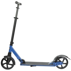 CRIVIT Koloběžka Big Wheel 8" modrá skládací s odpružením