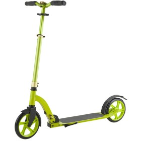 CRIVIT Koloběžka Big Wheel 8" limetková skládací hliníkový rám